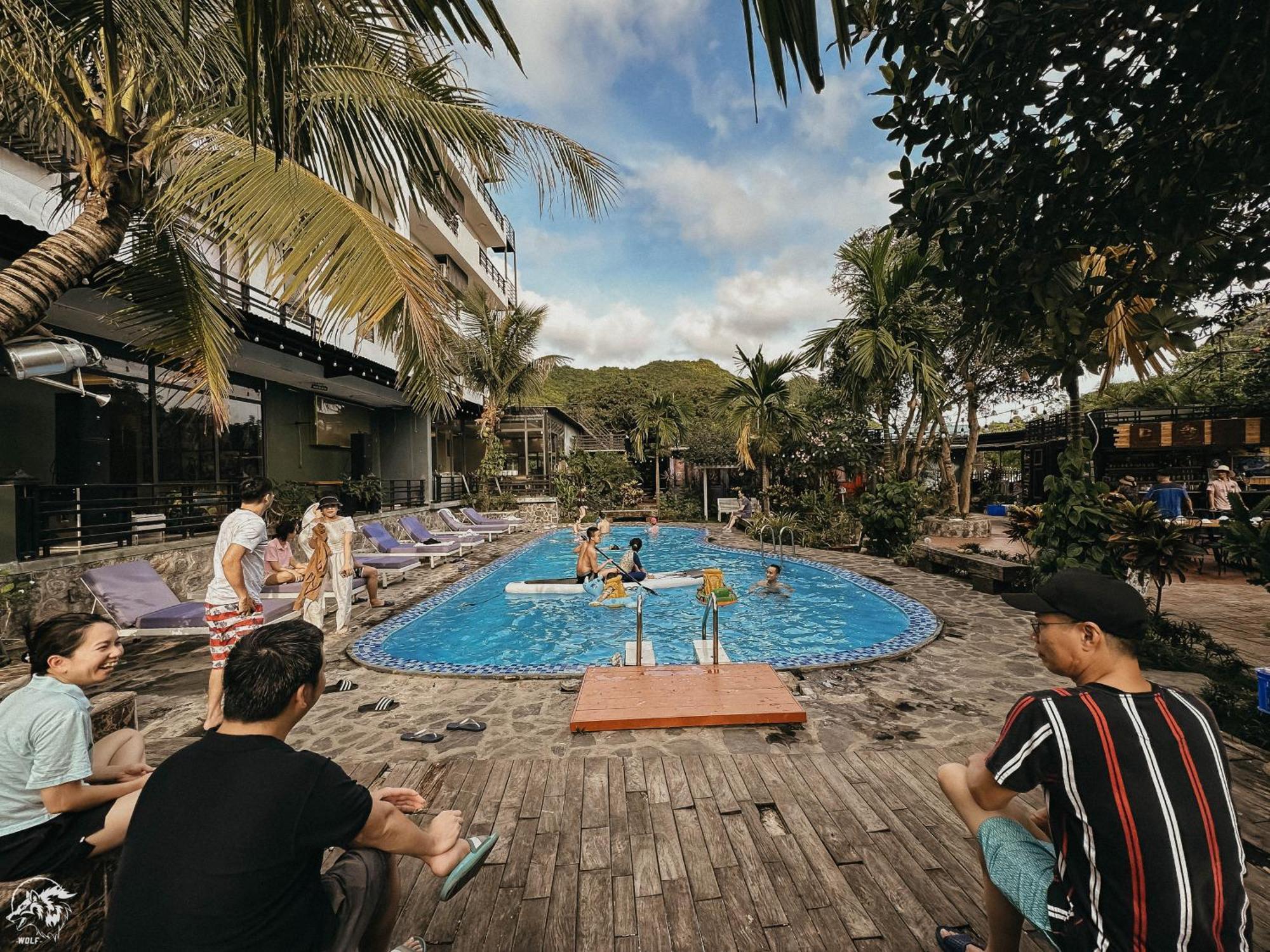 Republic Hostel Cat Ba Xuan Dam ภายนอก รูปภาพ